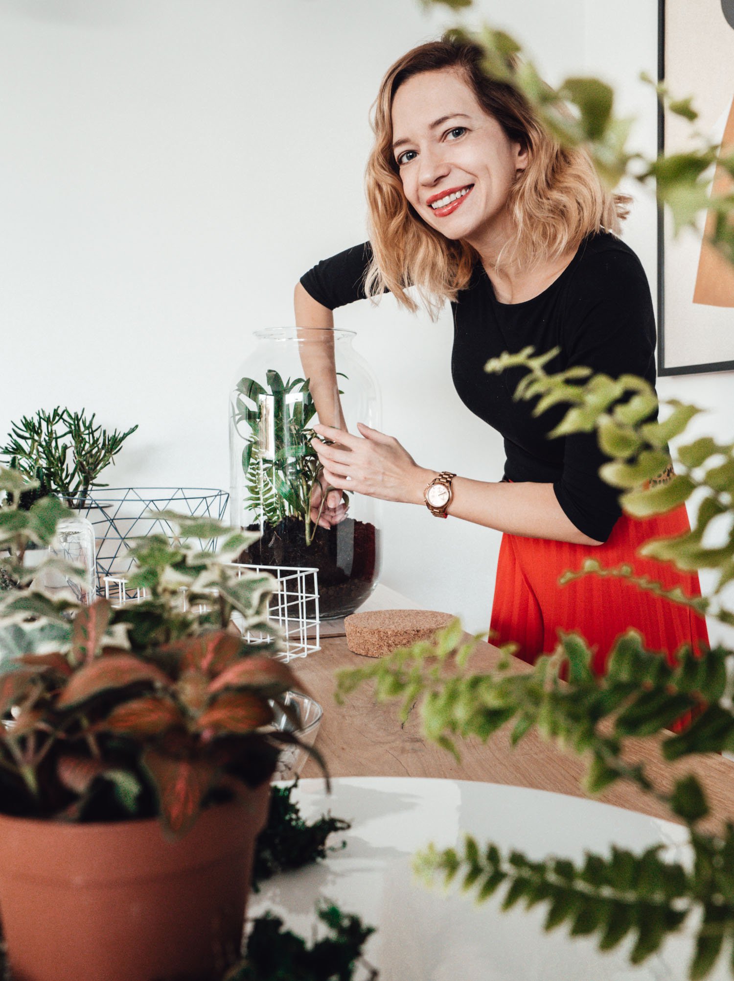 jak zrobić las w słoiku