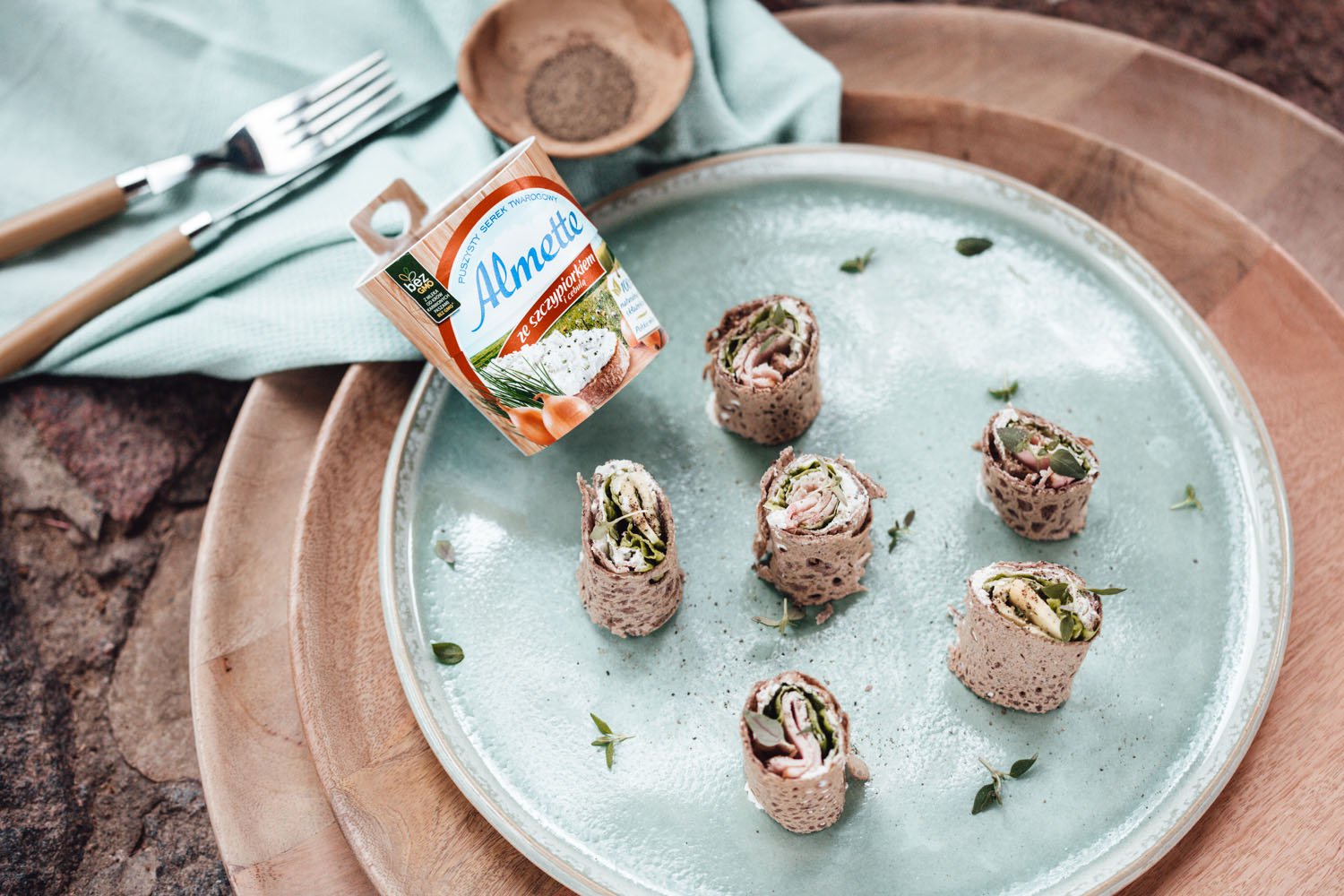 Almette ze szczypiorkiem